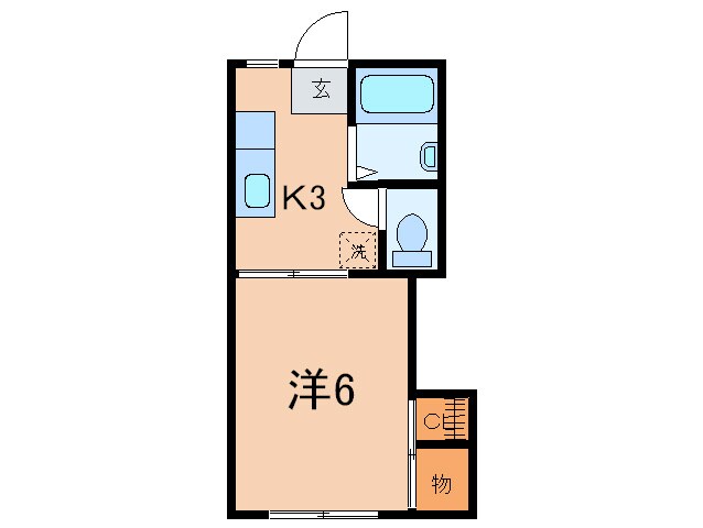 間取り図 チェリ－ハイツ