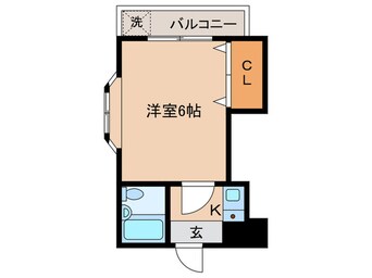 間取図 メゾンミタケ第五