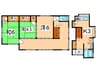 大澤様貸家 3Kの間取り