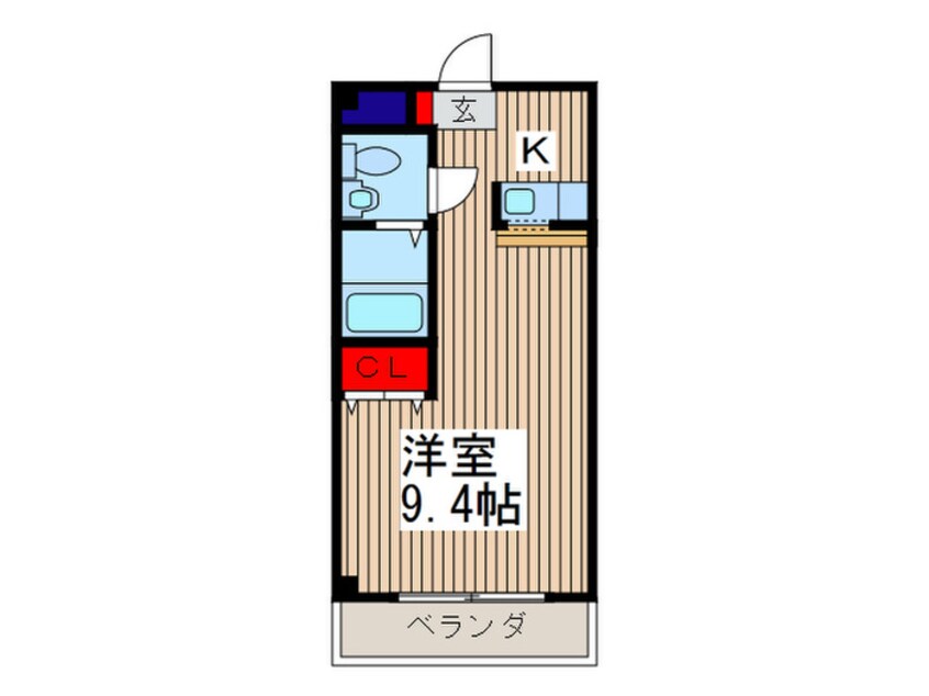 間取図 ライオンズハイツ２号棟