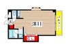 アトレ桜木 1Rの間取り