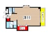 アトレ桜木 1Rの間取り