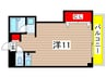 アトレ桜木 1Rの間取り
