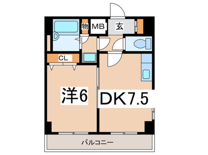 間取図 アルコバレーノ