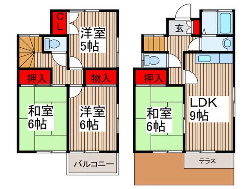 間取図 西所沢戸建