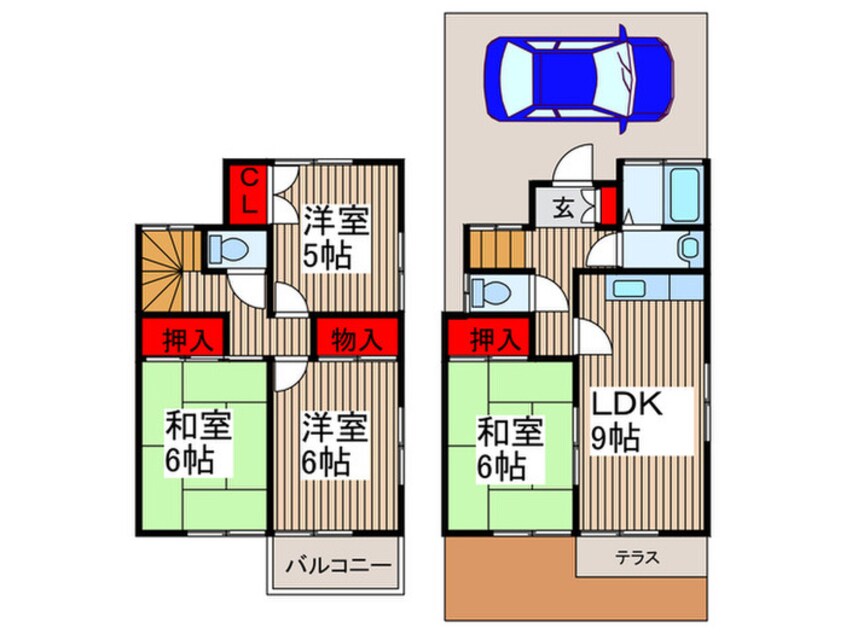 間取図 西所沢戸建