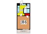 T＆Y 1Kの間取り