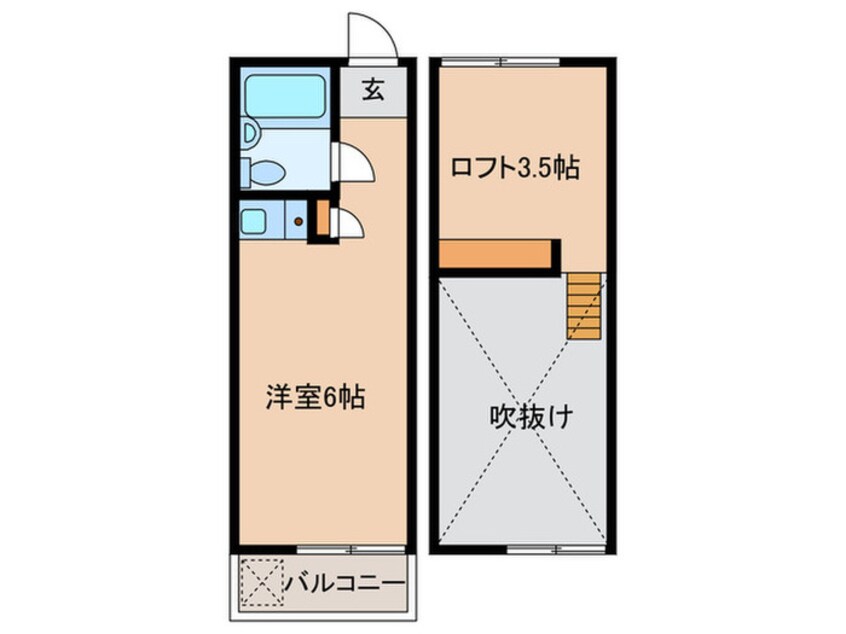 間取図 コ－ポヤマト星