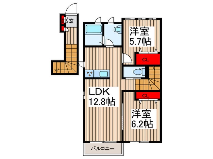 間取り図 エスペランサⅡ番館