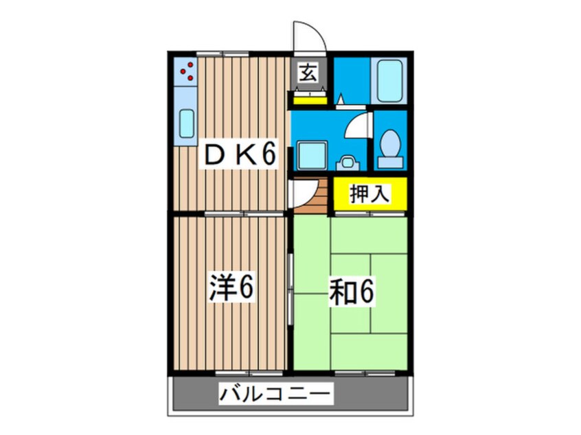 間取図 ライフヒルズ横浜