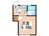マンションユミ 1Rの間取り
