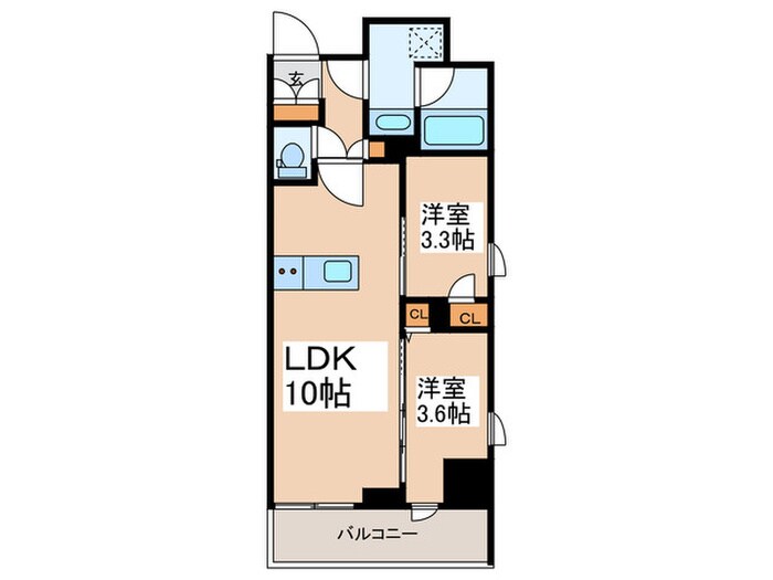 間取り図 クレストコート本所吾妻橋North