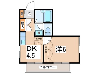 間取図 ドミール中央