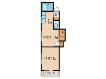 間取図 コーポスズキ