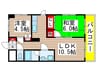MⅡビルディング 2LDKの間取り