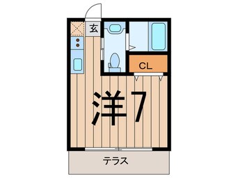 間取図 グランエッグス祐天寺Ａ