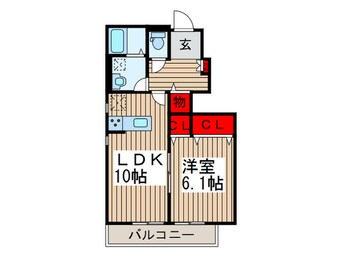 間取図 デュラカーサ　ルヴァン