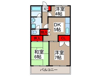 間取図 シャト－所沢