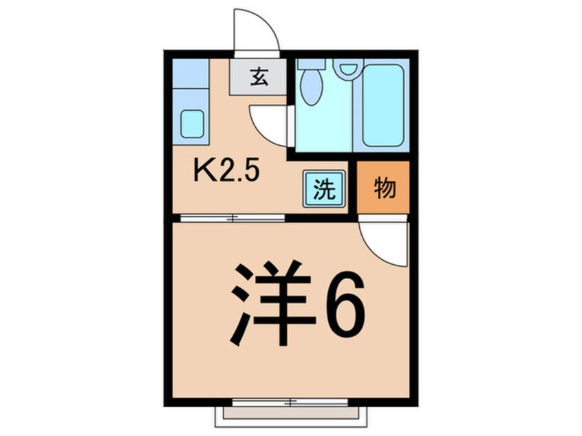 間取図 シティハイム富岡