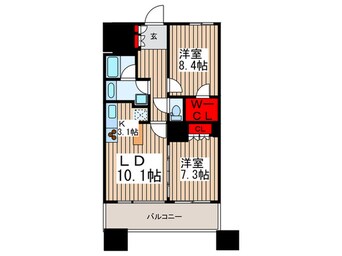 間取図 THE TOKYO TOWERS MID TOWER 26F