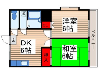 間取図 メゾンブル－Ｍ