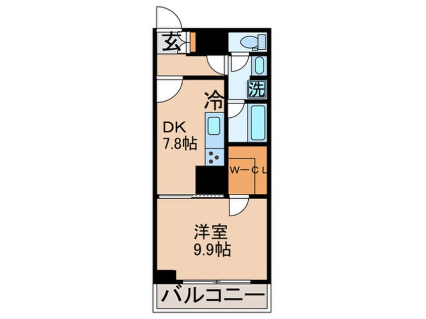 間取図 THE TOKYO TOWERS MID TOWER 17F