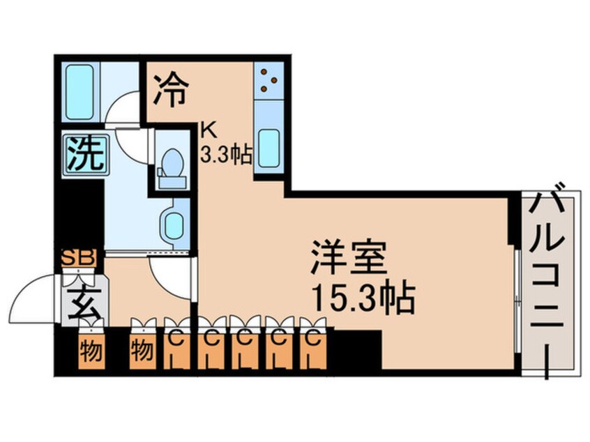 間取図 THE TOKYO TOWERS MID TOWER(10F