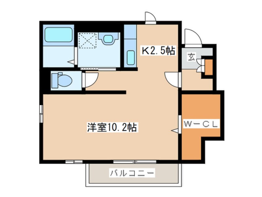 間取図 モン・ベルⅡ