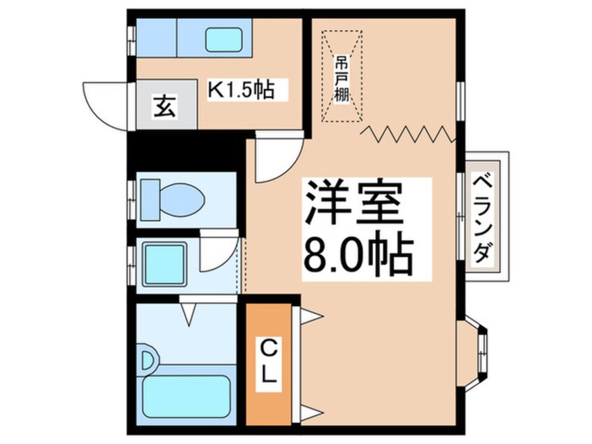 間取図 ラフォール清水Ⅱ