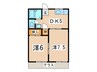 アシュレ横須賀・武Ｂ棟 2DKの間取り