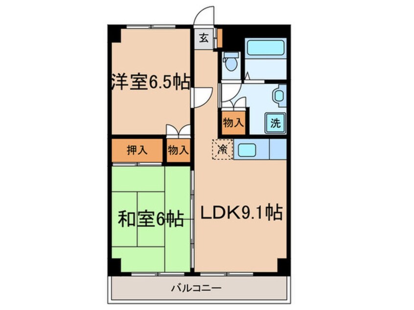 間取図 山本富士見ハイツ