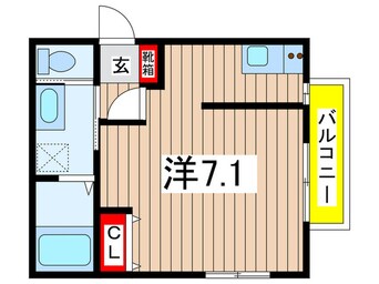 間取図 仮)中野島１丁目新築アパート