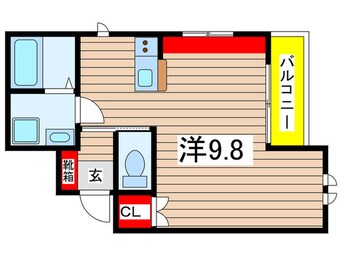 間取図 仮)中野島１丁目新築アパート