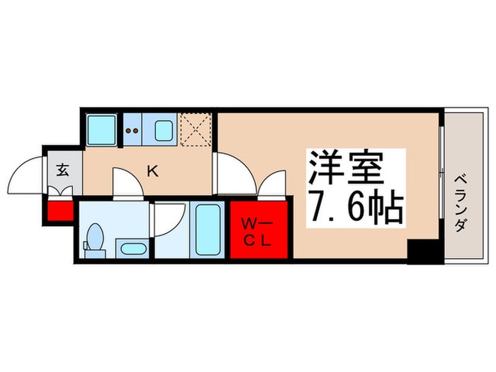 間取り図 ﾊｰﾓﾆｰﾚｼﾞﾃﾞﾝｽ清澄ｶﾞｰﾃﾞﾝ(604)