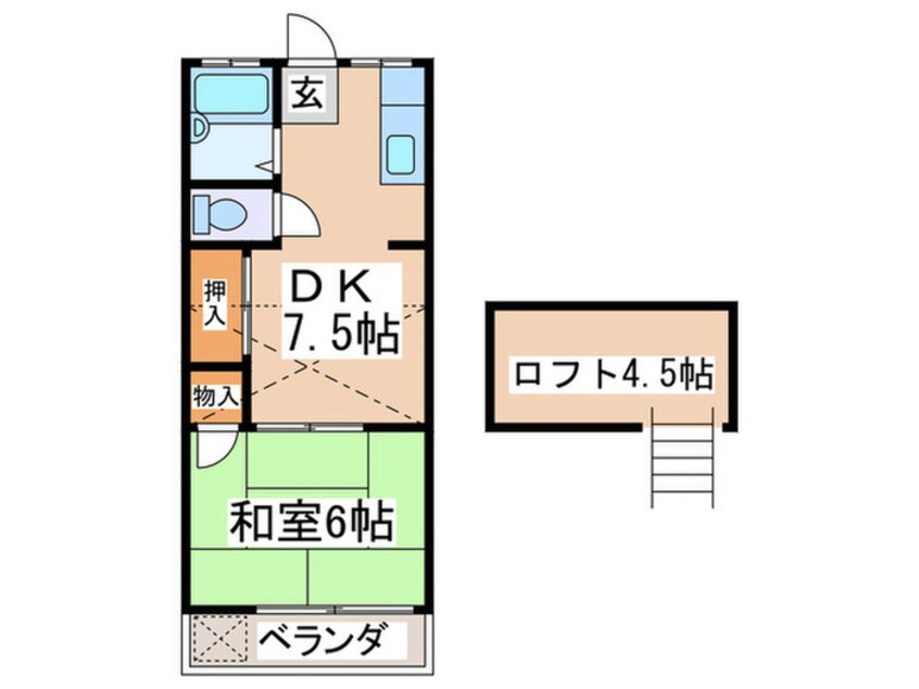 間取図 平和荘