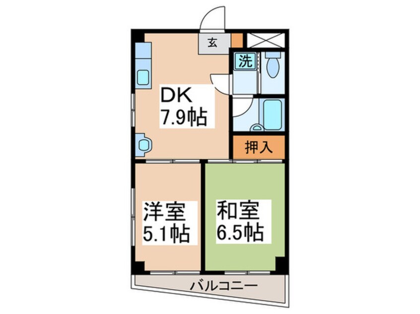 間取図 メゾン新宮