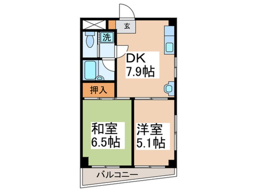 間取図 メゾン新宮