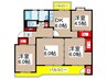 船橋グリーンハイツ1号棟（401） 3LDKの間取り