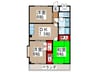 長澤　マンション 3DKの間取り