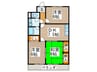 長澤　マンション 3DKの間取り