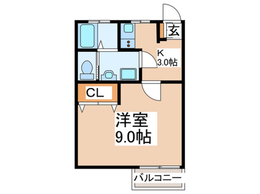 間取図 コ－ポ原田
