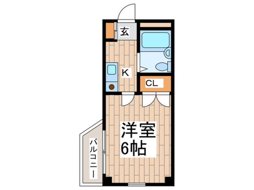 間取図 パル北烏山