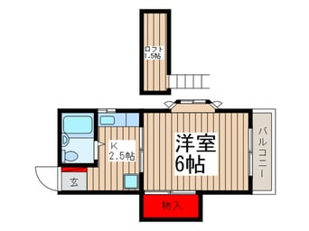間取図 メイプル朝霞