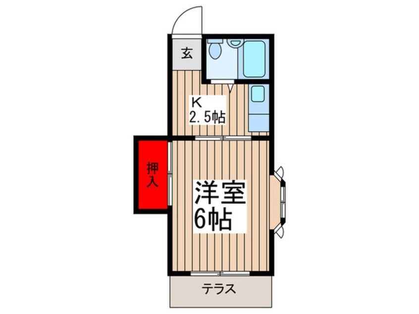 間取図 メイプル朝霞