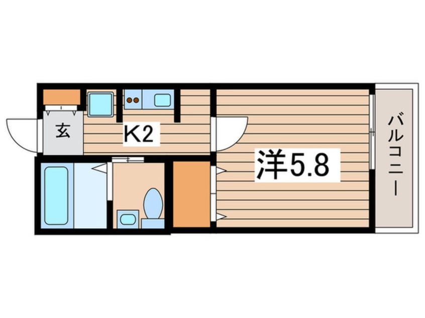 間取図 セジュ－ル中央林間