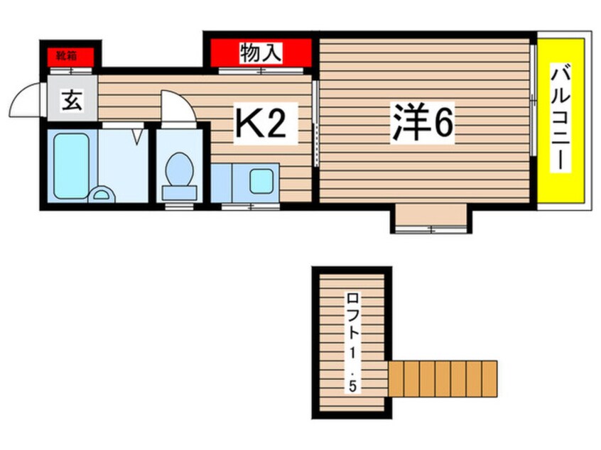 間取図 ウェ－ブ大森台