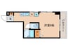 京北ハイツ 1Rの間取り