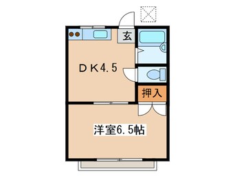 間取図 めじろハイツ