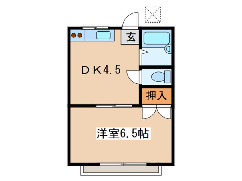 間取図 めじろハイツ