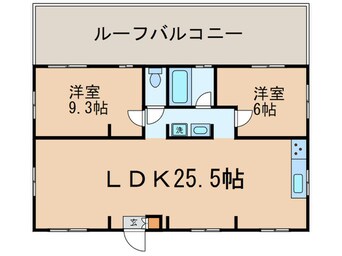 間取図 ＭＯＤＥＲＡＴＯ(301)